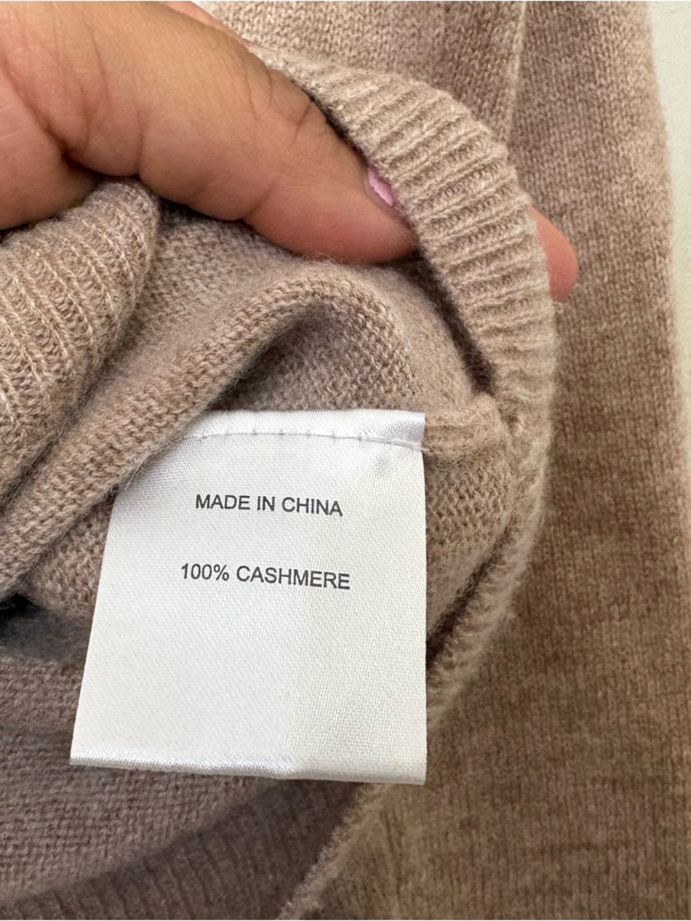 Quince 100% Cashmere Crewneck Sweater XS Oatmeal Neutral Minimalist Soft Luxury - Picture 6 of 9